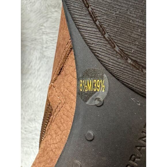 Lucky Brand Womens Bellita Heeled Leather Bootie Brown Size 8 1/2 - Picture 9 of 10